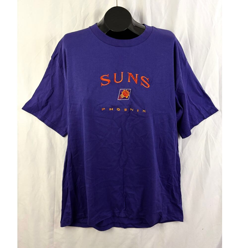 Vintage 90s Phoenix Suns‎ T Shirt NWT Lee Sport Embroidered Logo USA X-Large NBA